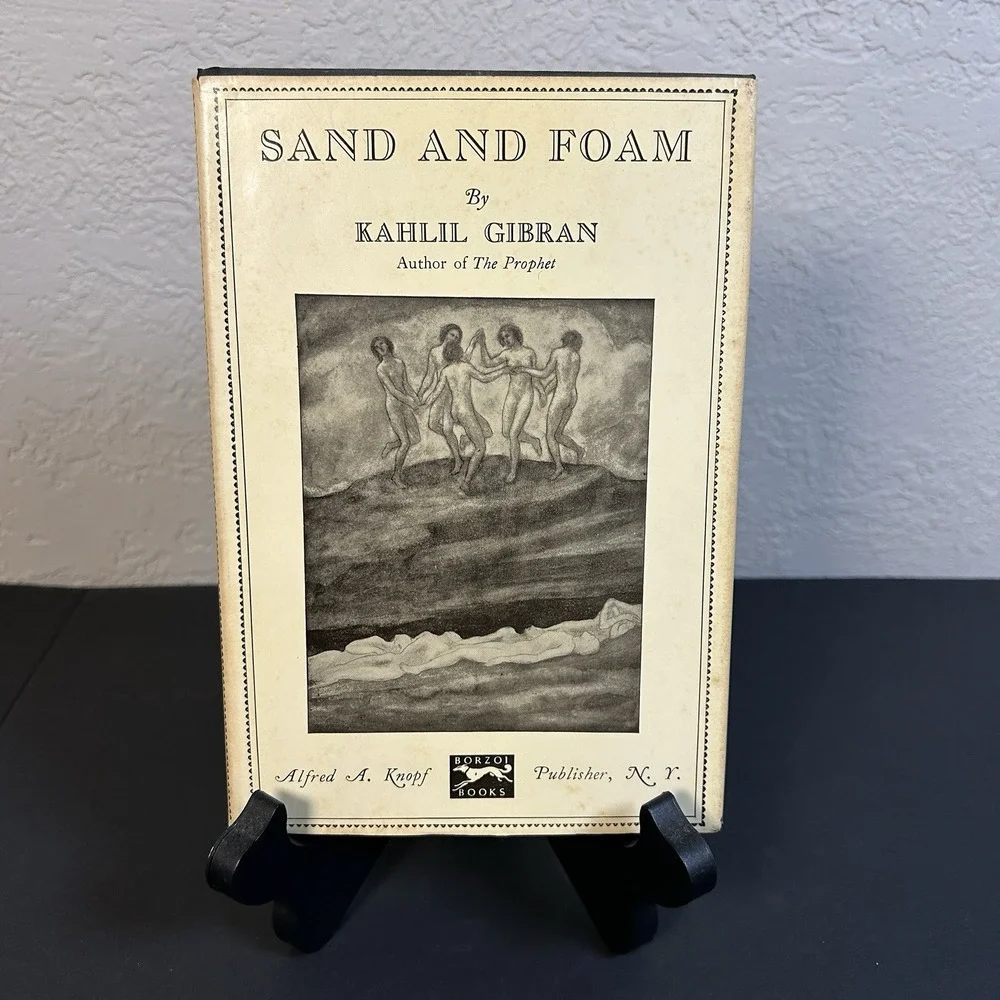 Sand and Foam: A Book of Aphorisms by Kahlil Gibran HC DJ 24th Printing 1967